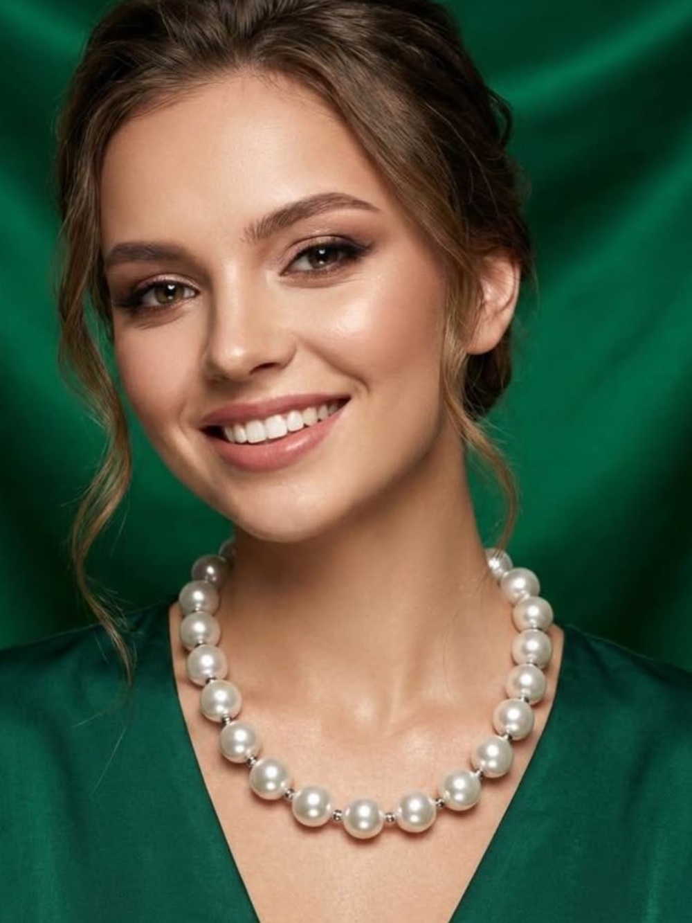 Pearl Bead Necklace - Classic White Pearls
